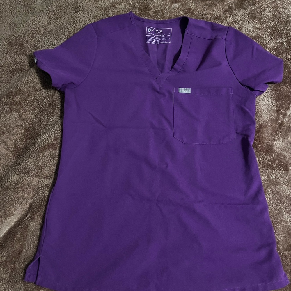FIGS Women's Purple Top